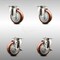 Service Caster 4 Inch 316SS Maroon Polyurethane Wheel Swivel Top Plate Caster Brakes SCC, 2PK SCC-SS31620S414-PPUB-MRN-2-TLB-2 - alternate 1